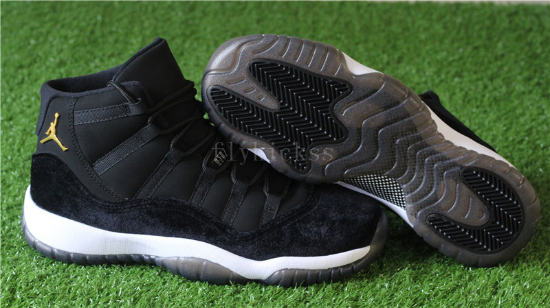 Authentic Air Jordan 11 Velvet Black